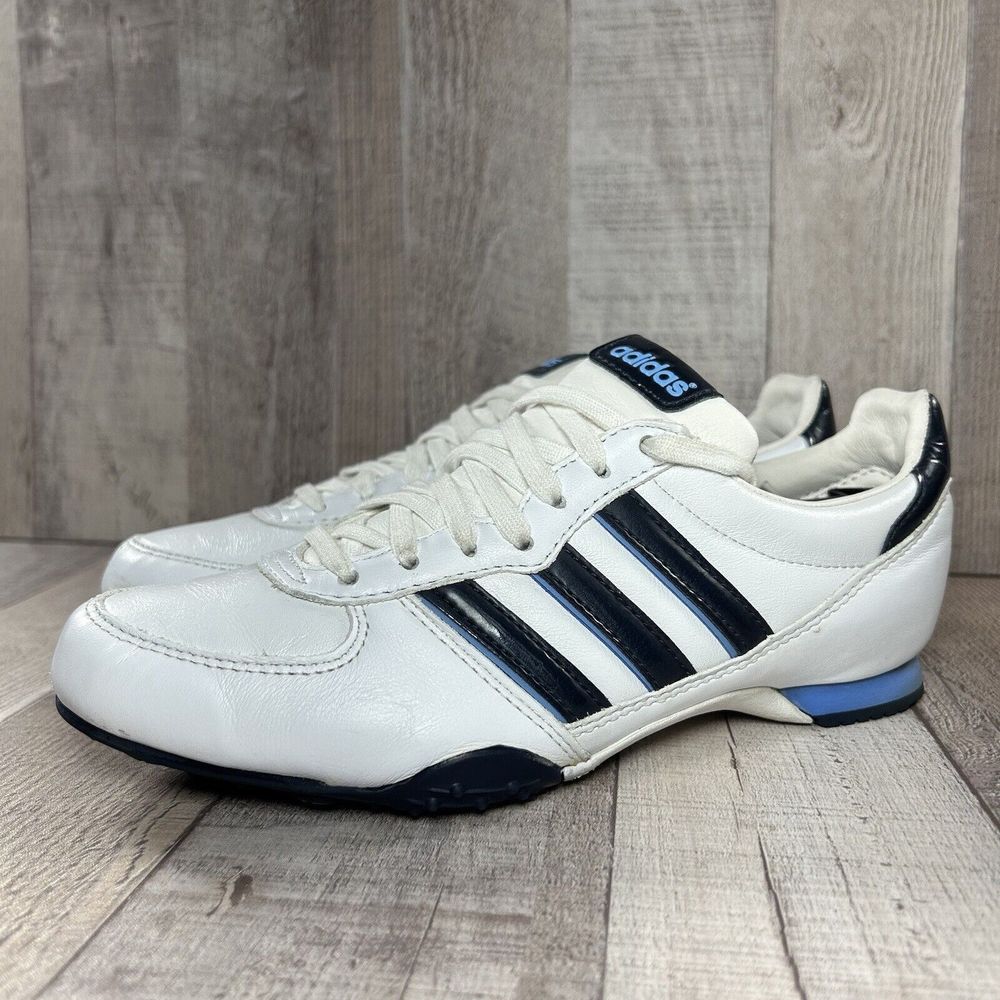 Adidas Women's Track And Field Shoes Sneakers Low Leather White Size 6 519450